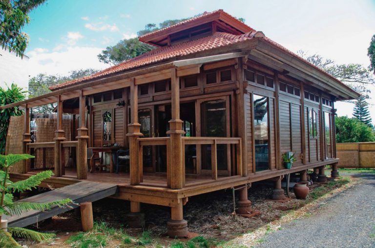 Paia Ohana Eco Home Outside View, kit homes, prefab homes hawaii Tiny
